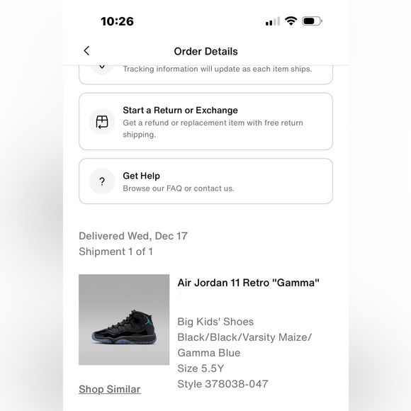 Jordan 11 Retro Gamma Sneakers - Picture 7 of 7
